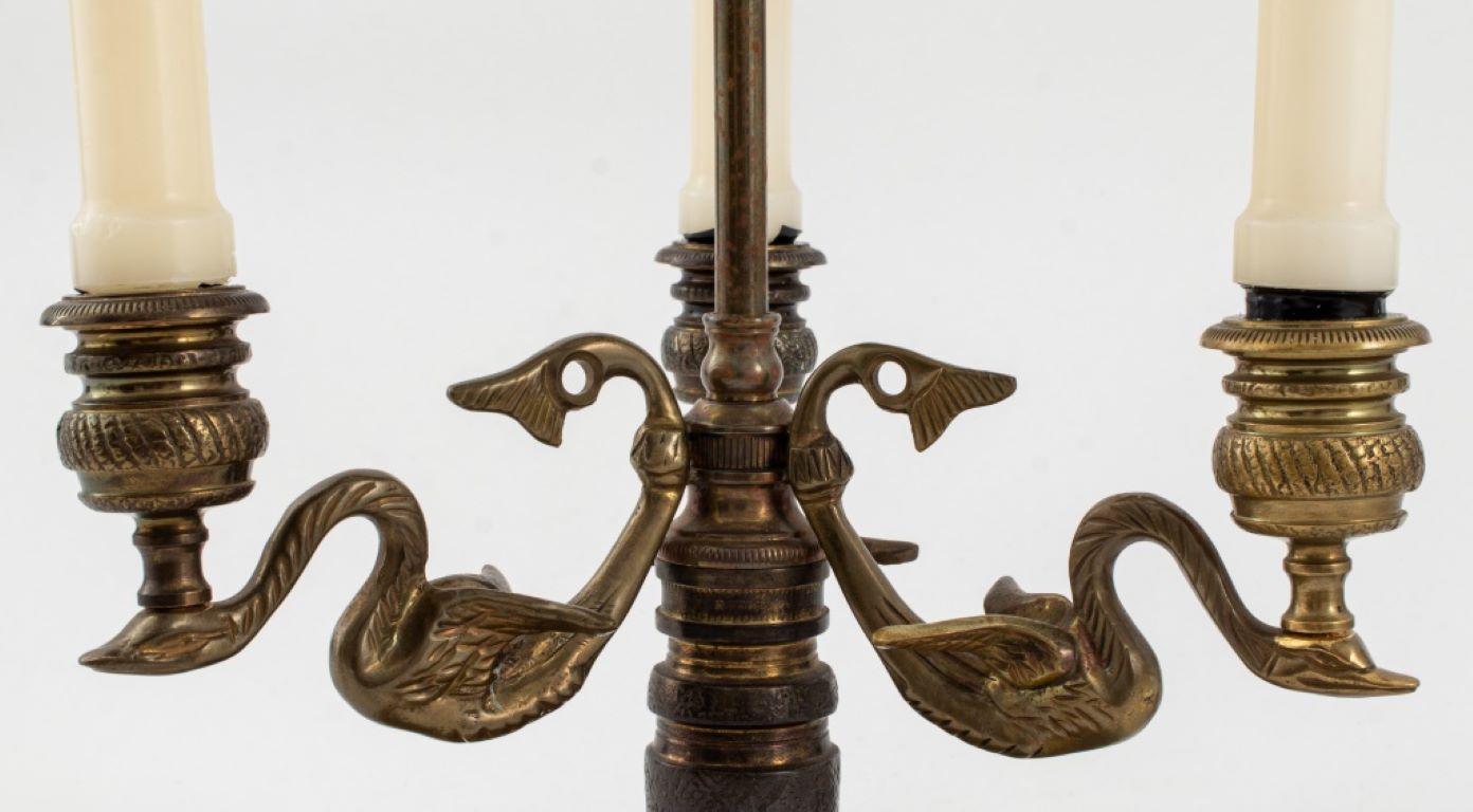 Unknown Louis XV Style Three Light Bouillotte Lamp