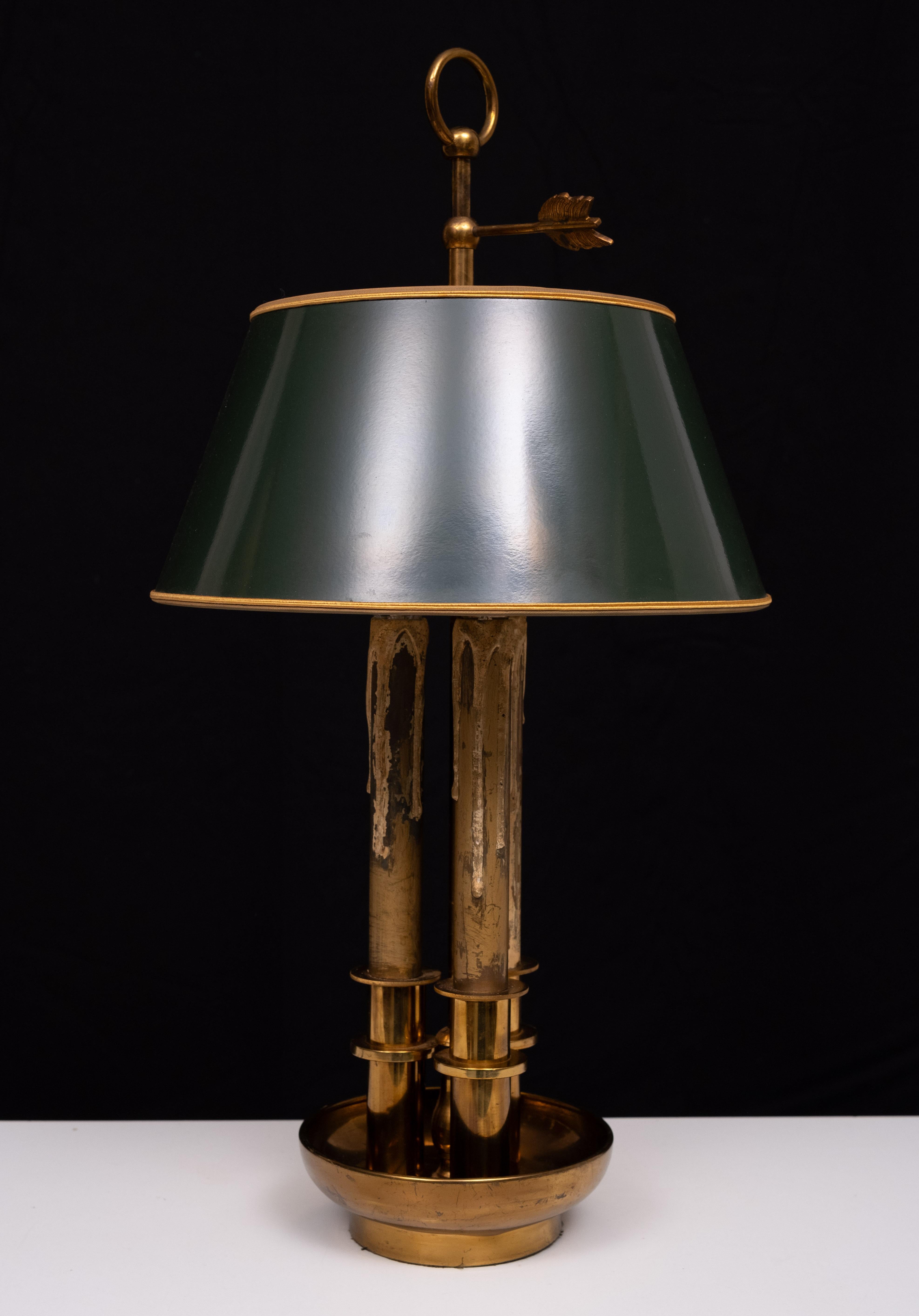 Lámpara Bouillotte de Tres Luces Estilo Luis XV  Francia en venta 1