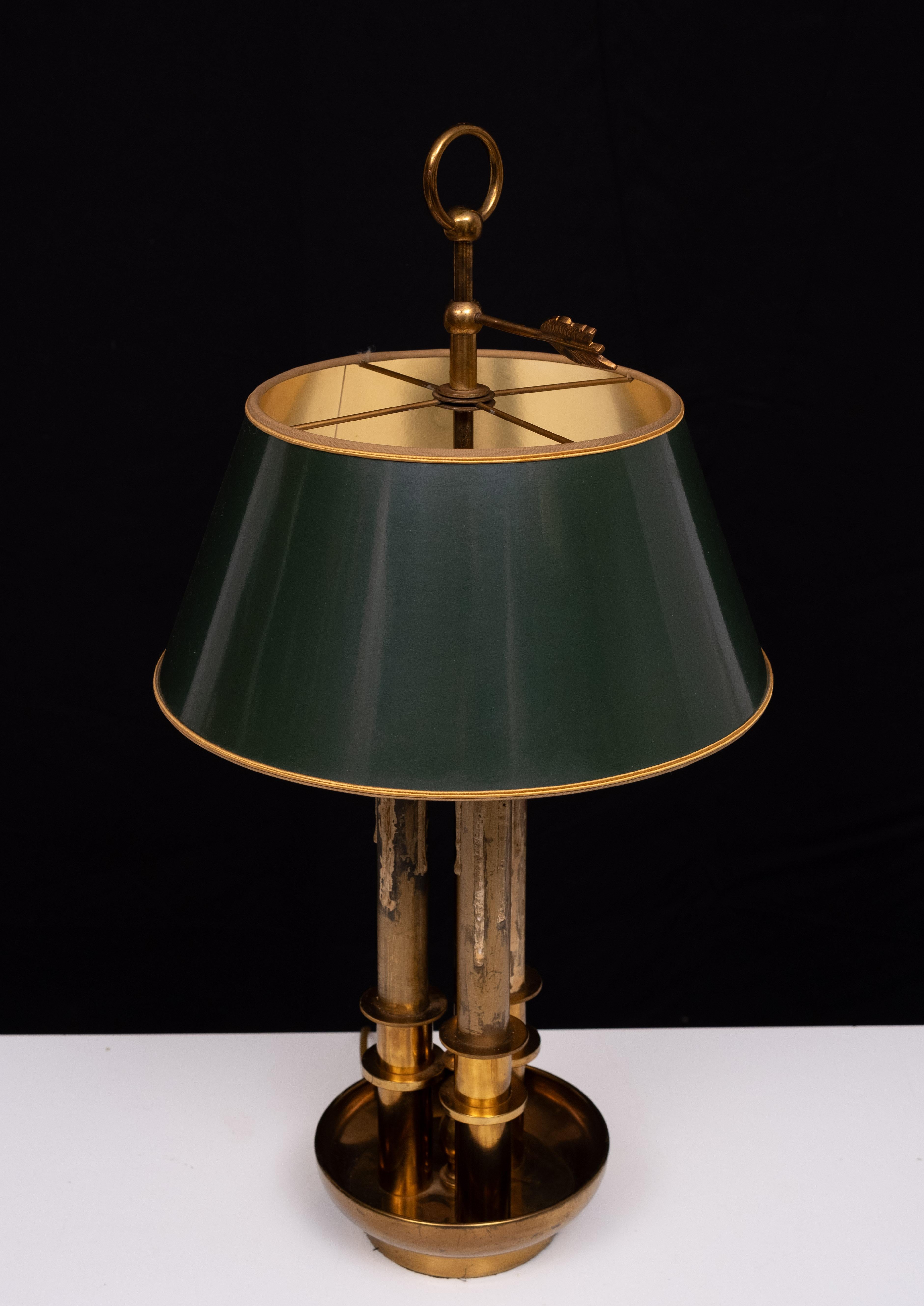 Lámpara Bouillotte de Tres Luces Estilo Luis XV  Francia en venta 2