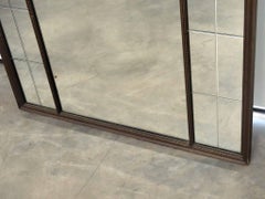 Französischer Trumeau-Spiegel im Stil Louis XV mit Ölgemälde einer Weideszene