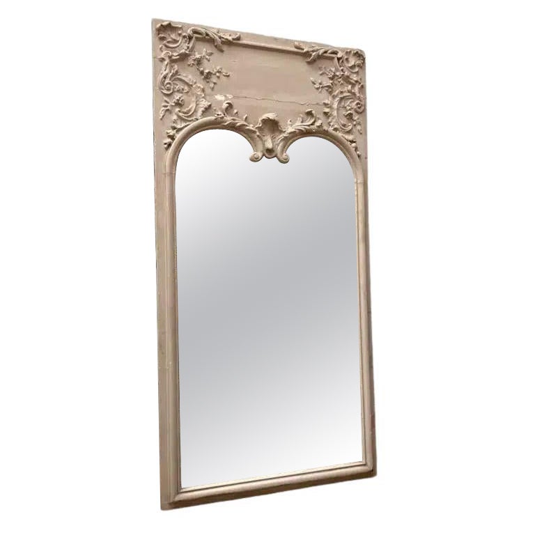 Louis XV Style Trumeau Mirror