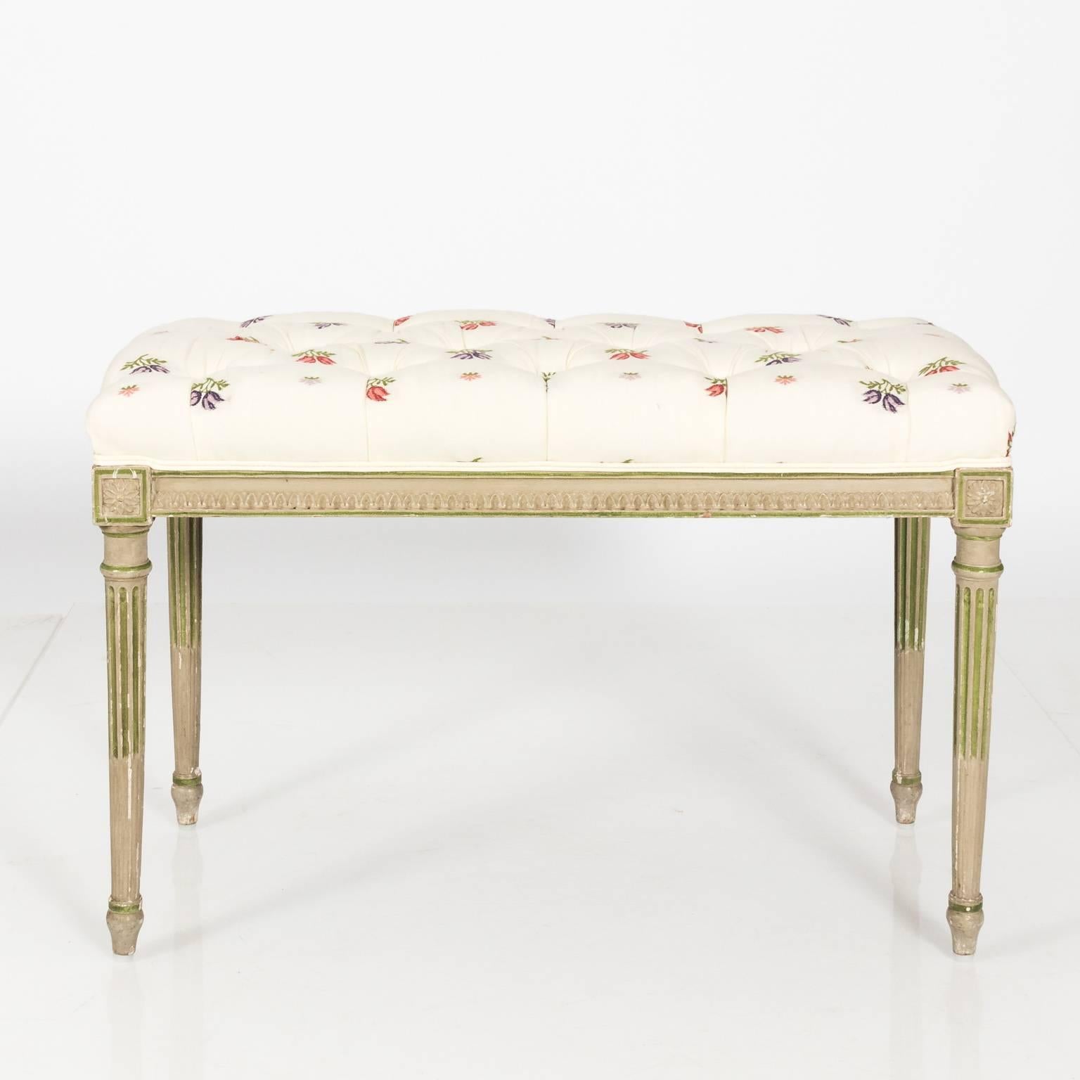 Louis XV Style Tufted Bench (Polster)