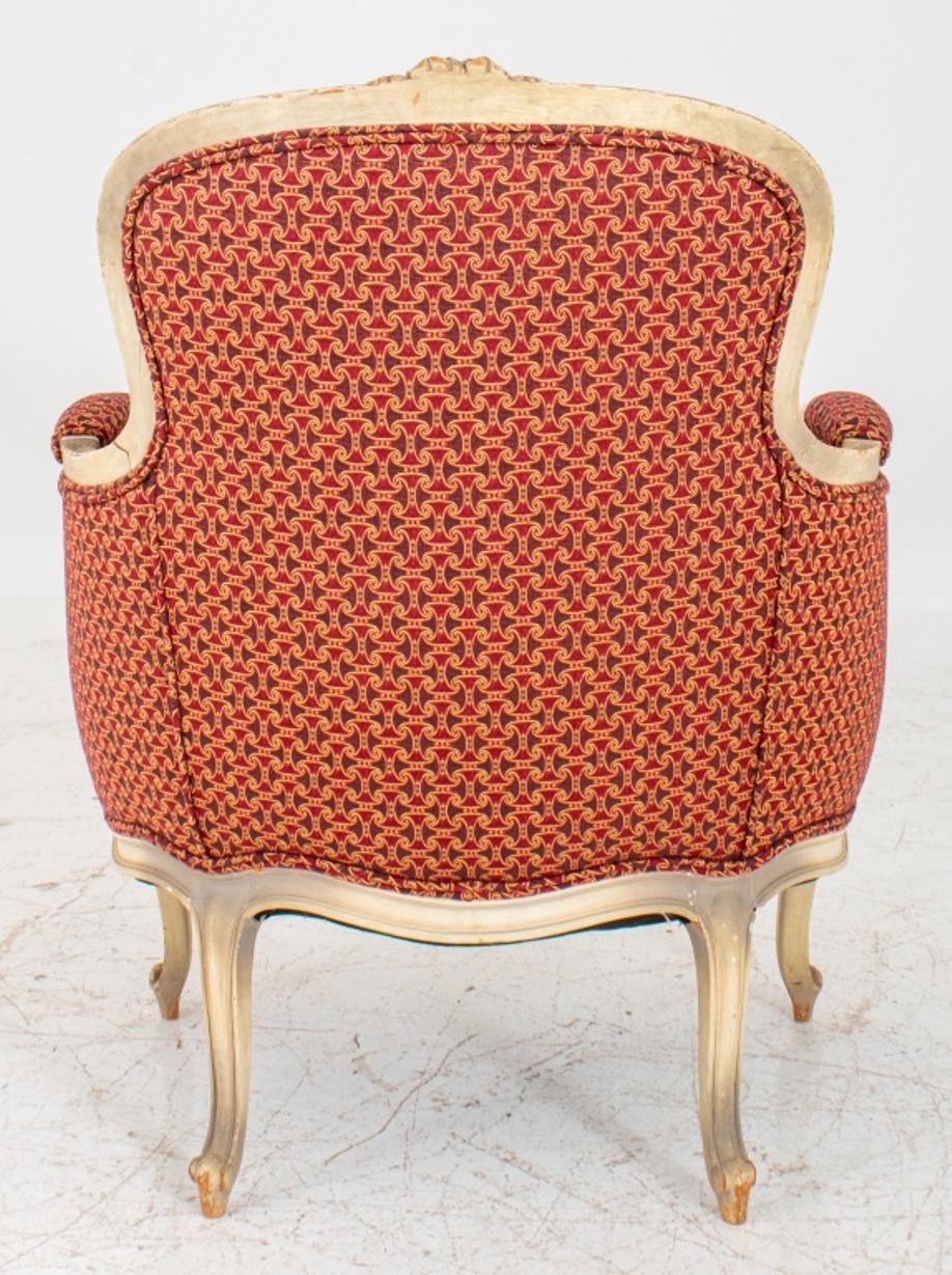 Louis XV Style Upholstered  Armchair For Sale 5