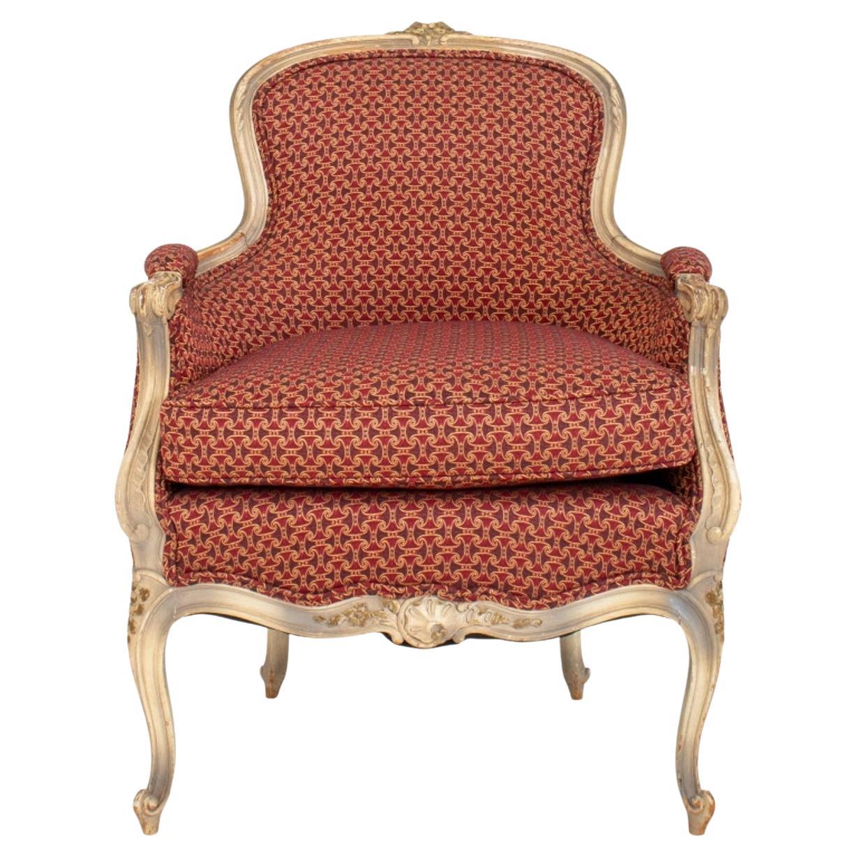 Louis XV Style Upholstered  Armchair For Sale