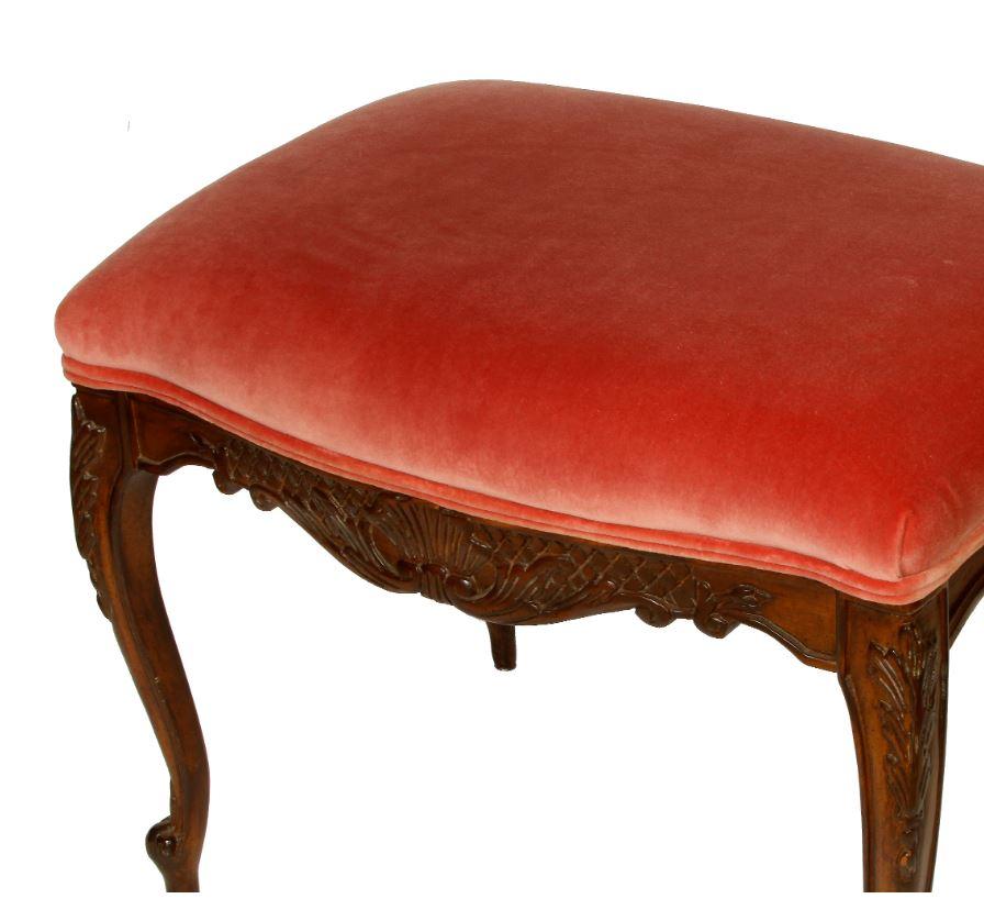 Unknown Louis XV Style Upholstered Bench
