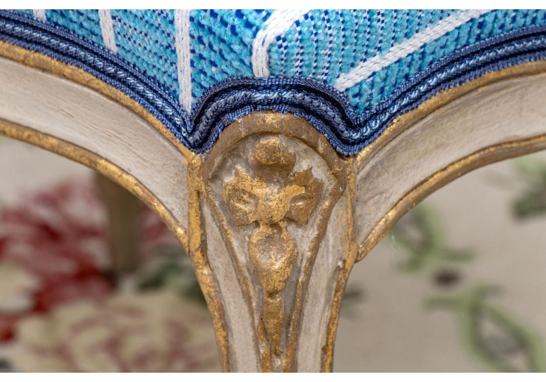 20th Century Louis XV Style Upholstered Bench For Sale