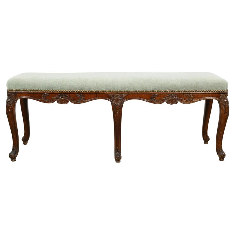 Banc Velours 105 cm Bois Massif Rembourré Banc Banquette Couloir Tissu