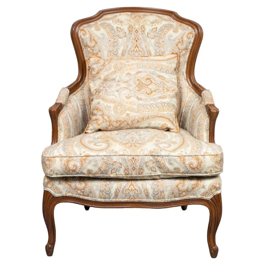 Louis XV Style Upholstered Bergere