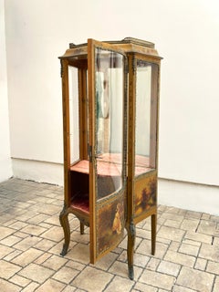 Louis XV Style Verni Martin Cabinet in the Manner of Linke