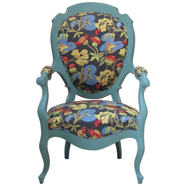 Poltrona Voltaire in stile Luigi XV, Francia, metà del XIX secolo