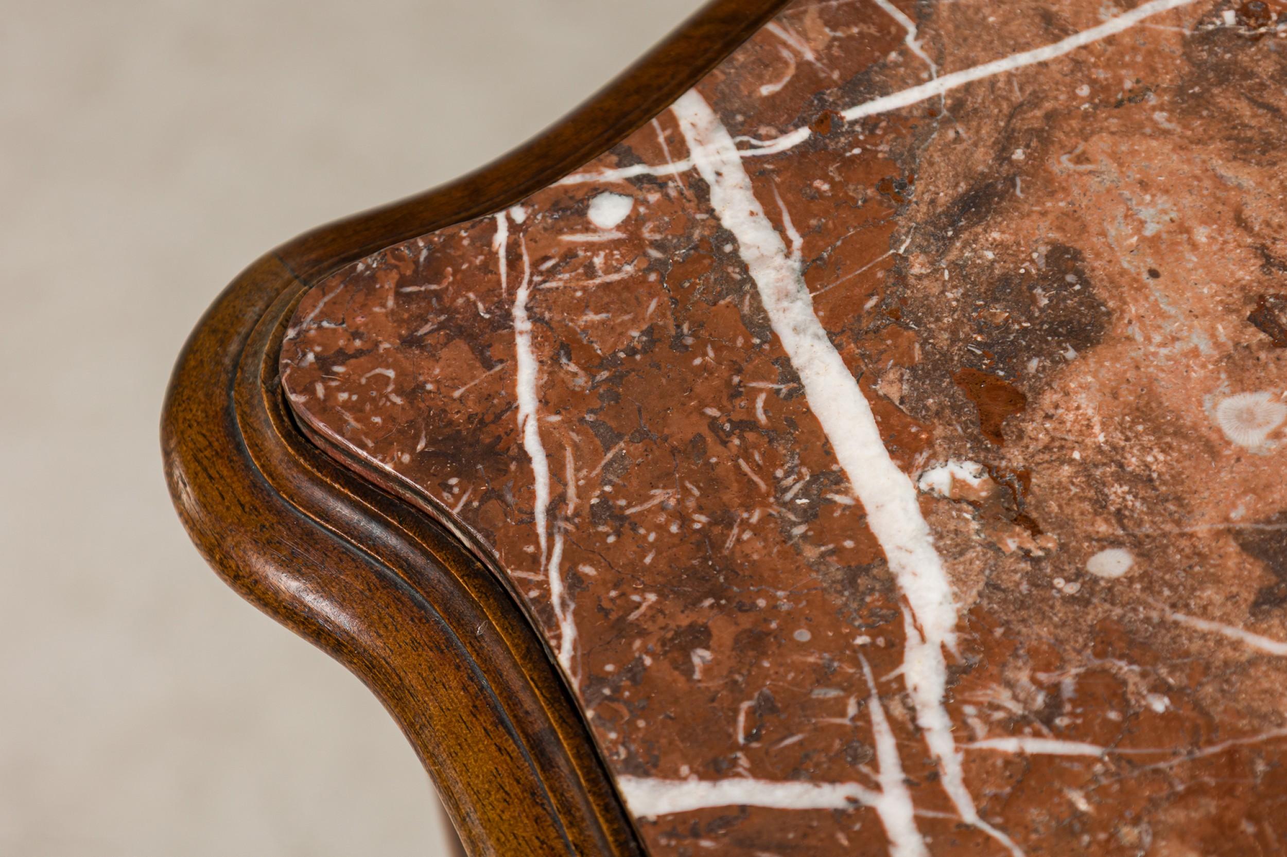 Louis XV style walnut bedside commode For Sale 4