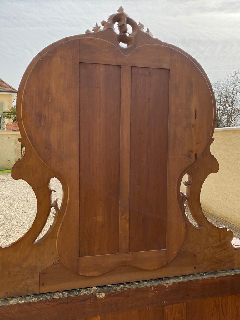 Louis XV Style Walnut Dresser-Dressing Table, 19th Century 12