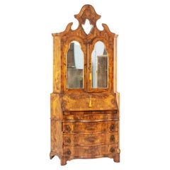 Antique Louis XV Style Walnut Root Cabinet 19th Century