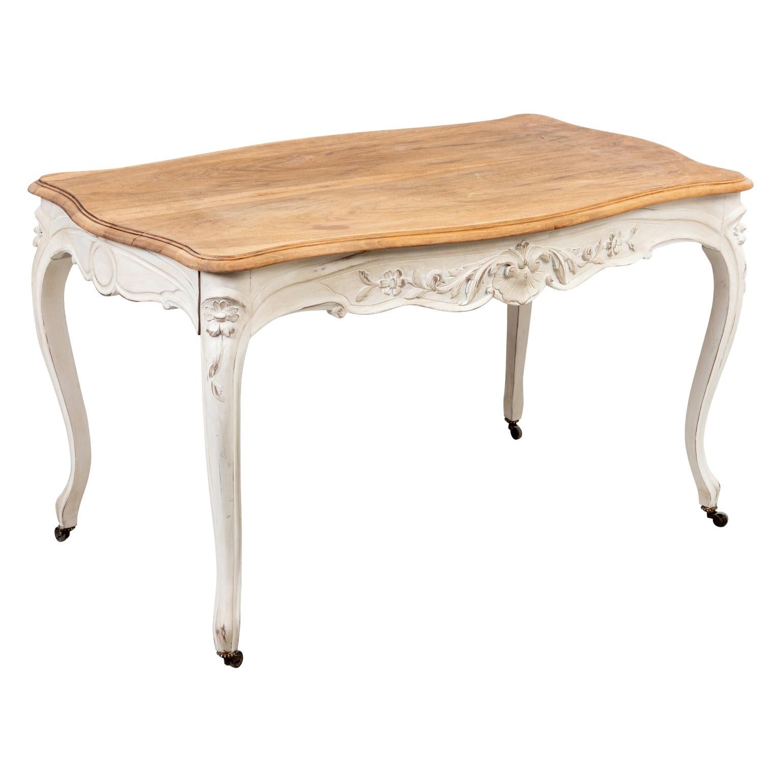 Louis XV Style White Table