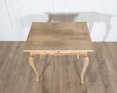 Louis XV Style Writing Table in Natural Oak, 19th Century