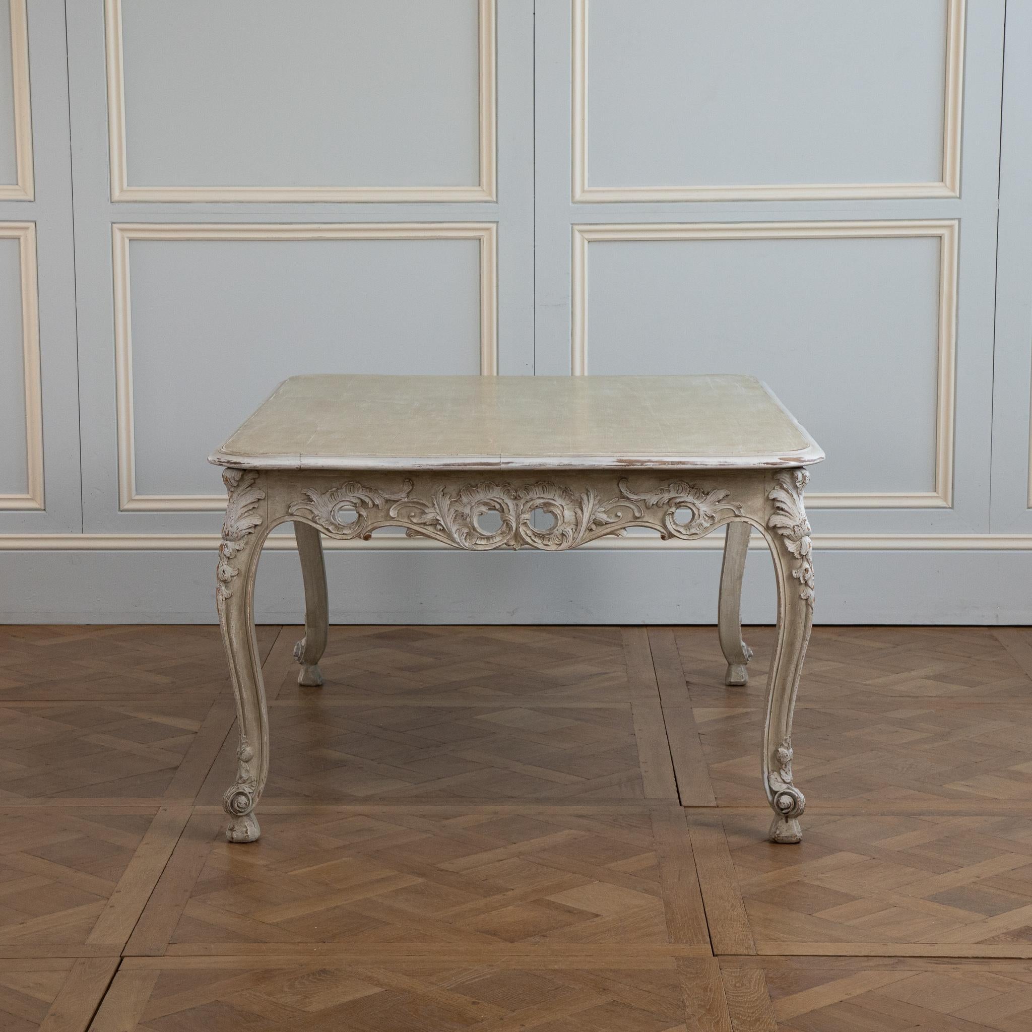 Hand-Carved Louis XV  table For Sale