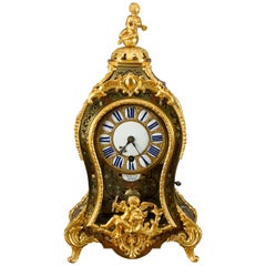 Louis XV Boulle-Uhr aus Schildpatt von St. Martin, Paris, um 1720