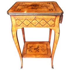Louis XV Transitional to Louis XVI Style Marquetry Table