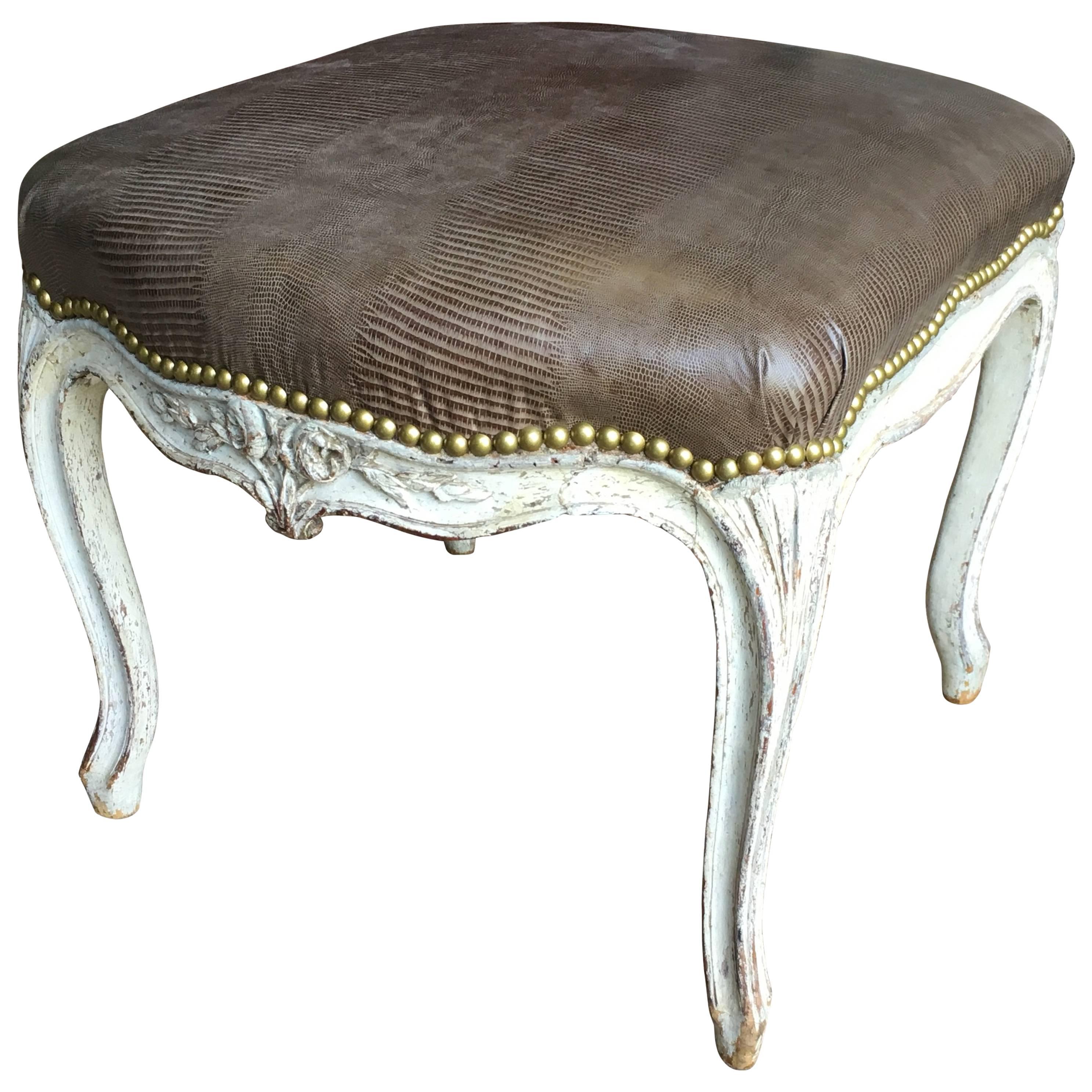 Louis XV Upholstered Bench