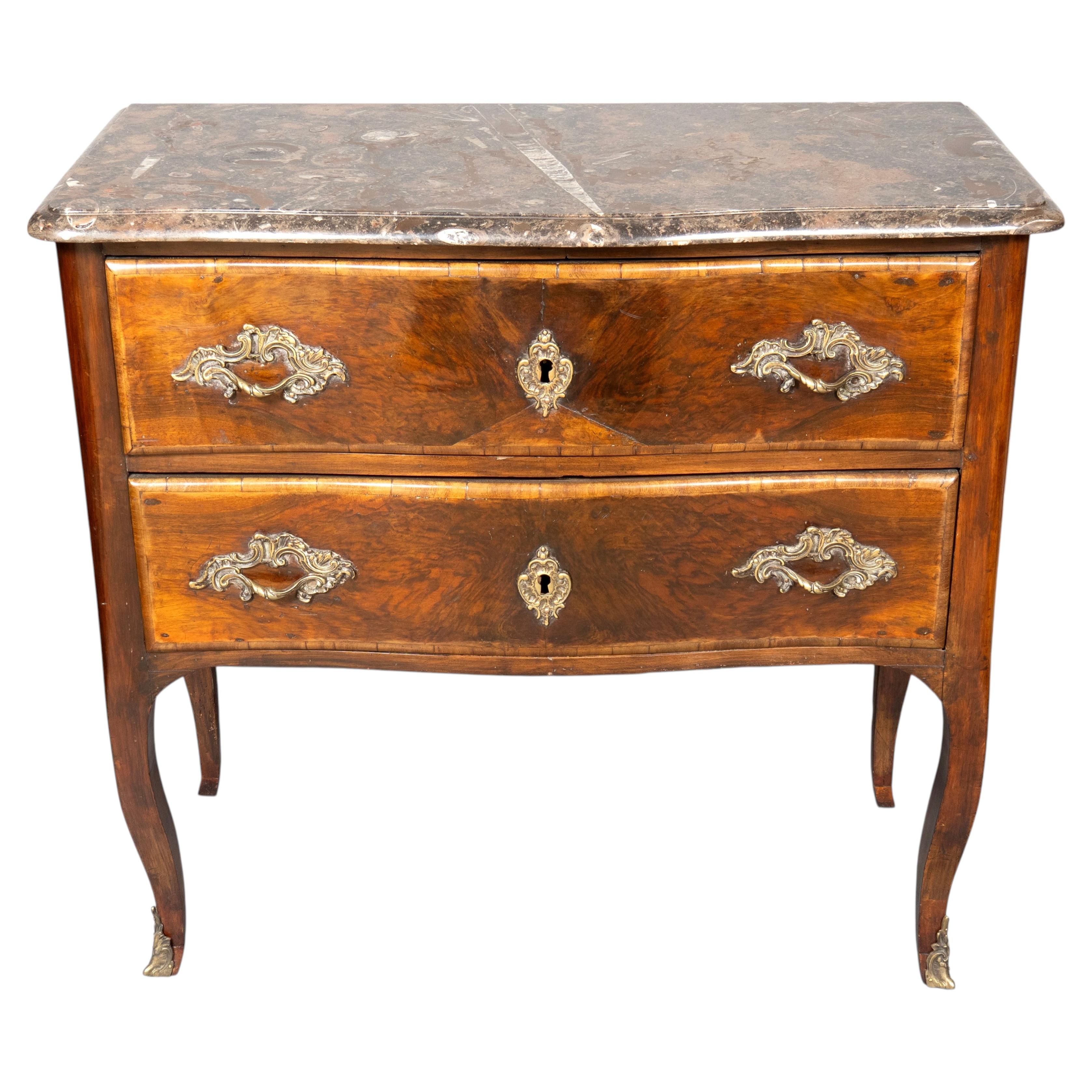Louis XV Walnut Commode For Sale