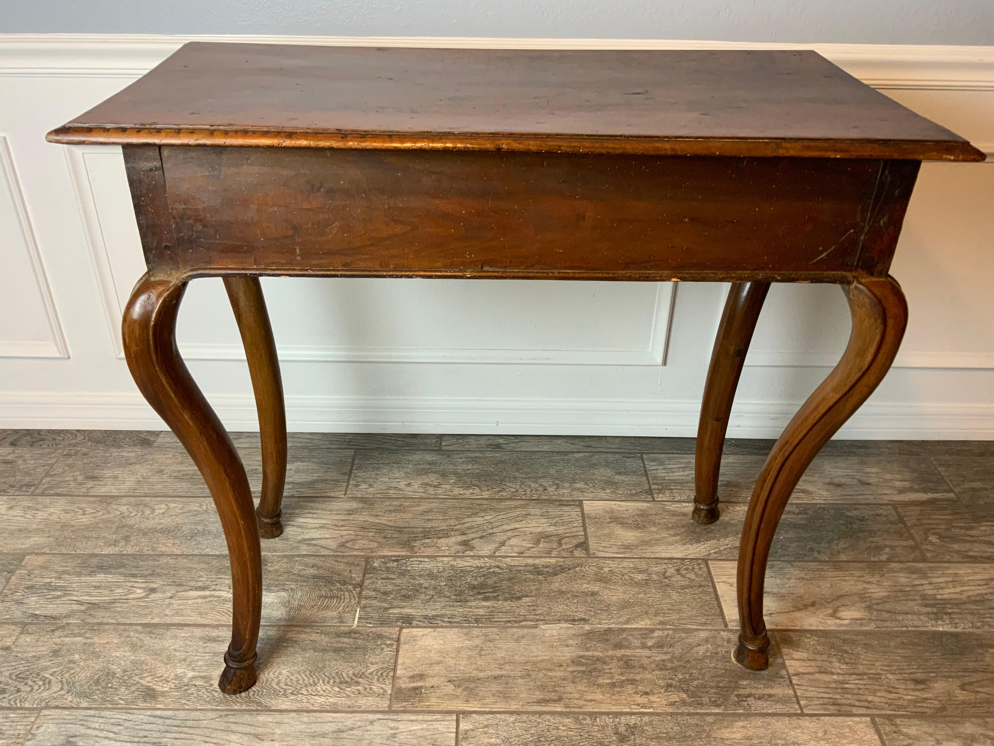 Louis XV Walnut Console Table For Sale 5