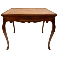 Antique Louis XV Walnut Game Table