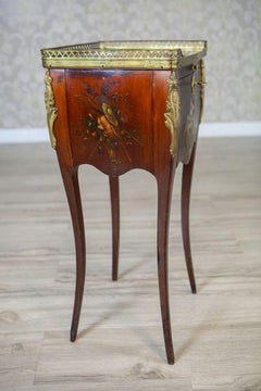 Louis XV Walnut Nightstand From the Turn of the Centuries