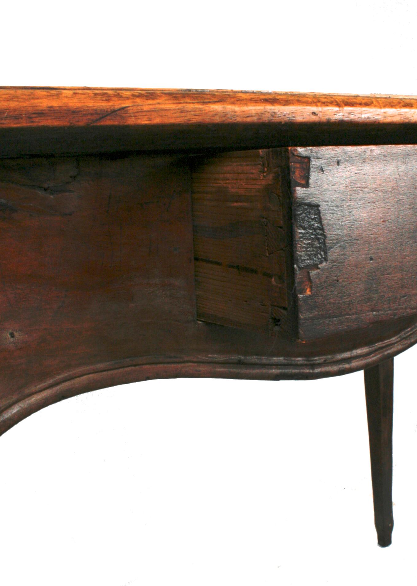 French Louis XV Walnut Reading or Writing Table, c1770