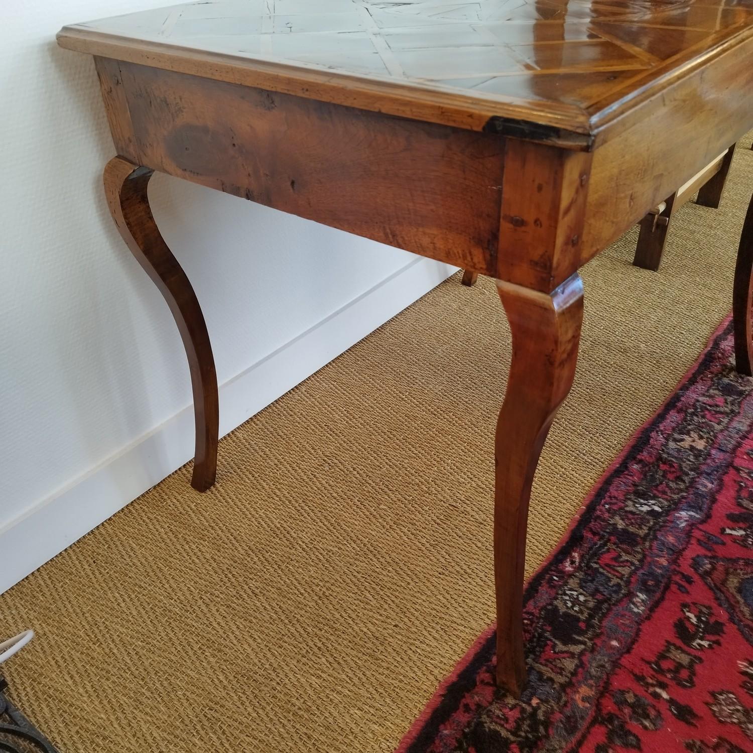 Louis XV Walnut Side Table 2