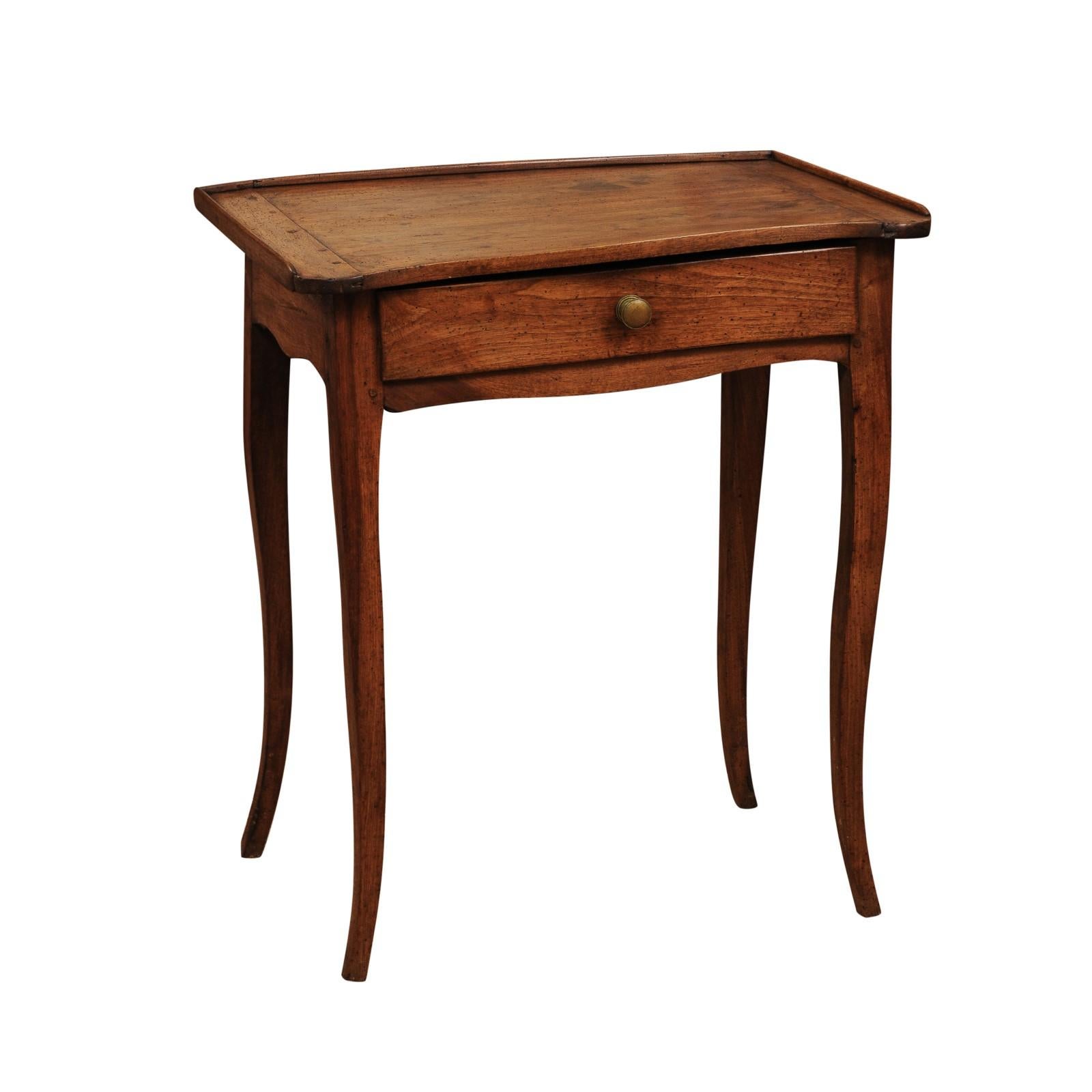 Louis XV Walnut Side Table, Mid 18th Century