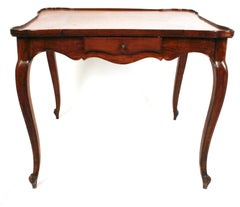 Louis XV Walnut Table with Galleried Top, circa 1780