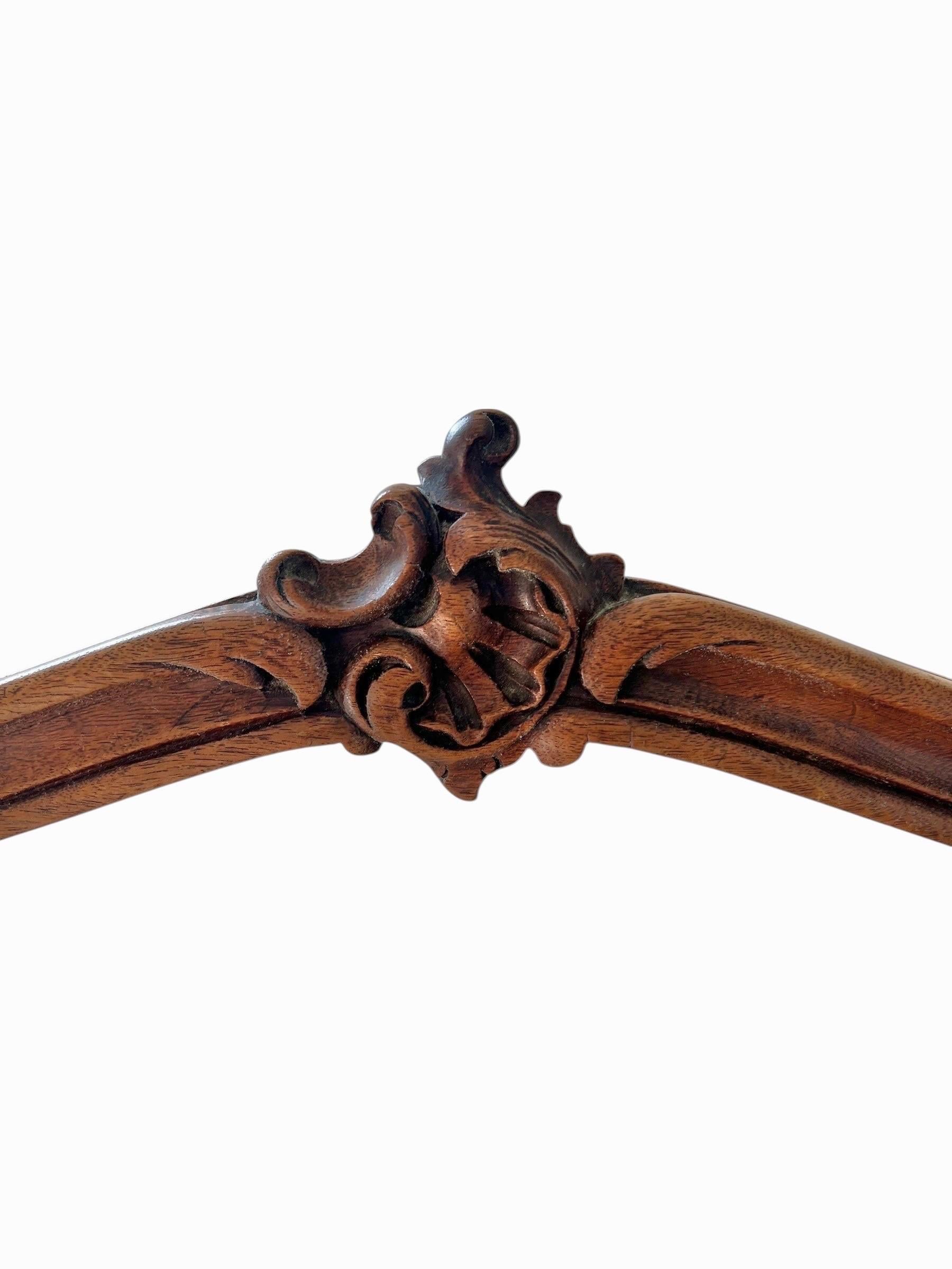Francese Sedia in legno Luigi XV con arazzo floreale - XIX secolo - Francia in vendita
