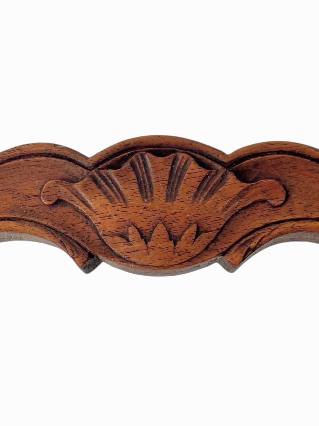 Legno Sedia in legno Luigi XV con arazzo floreale - XIX secolo - Francia in vendita