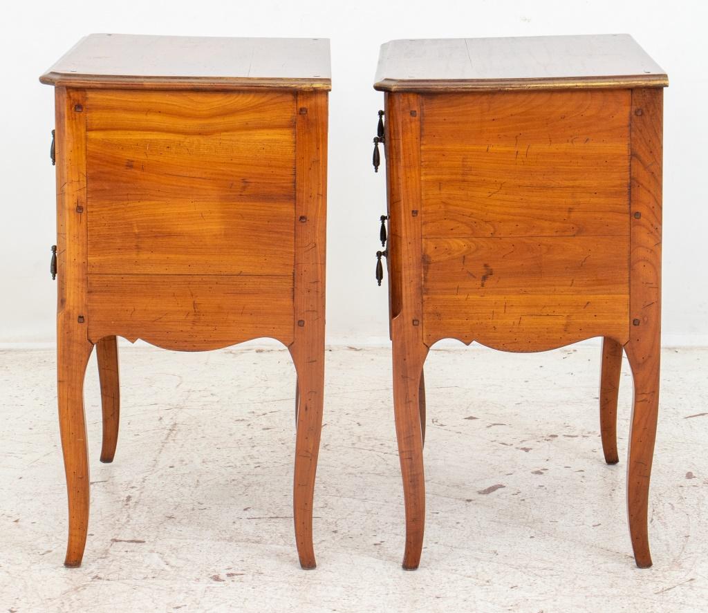 Louis XV / XVI Style Fruitwood Chest of Drawers, Pair 2
