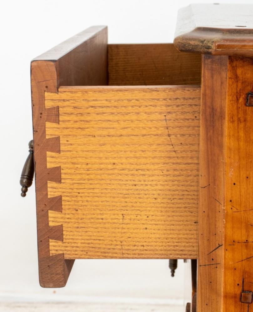 Louis XV / XVI Style Fruitwood Chest of Drawers, Pair 3