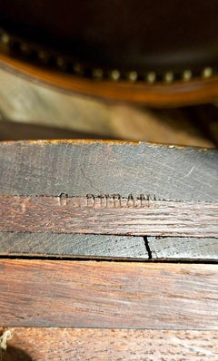 Louis XV-XVI Transitional Style Marquetry Petit Commode Stamped G. Durand