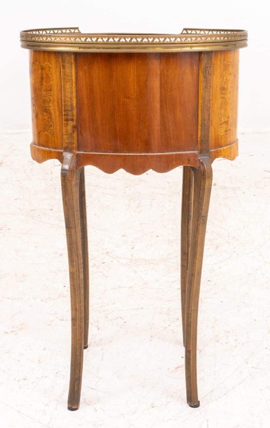 Louis XV/XVI Transitional Style Side Table For Sale 5