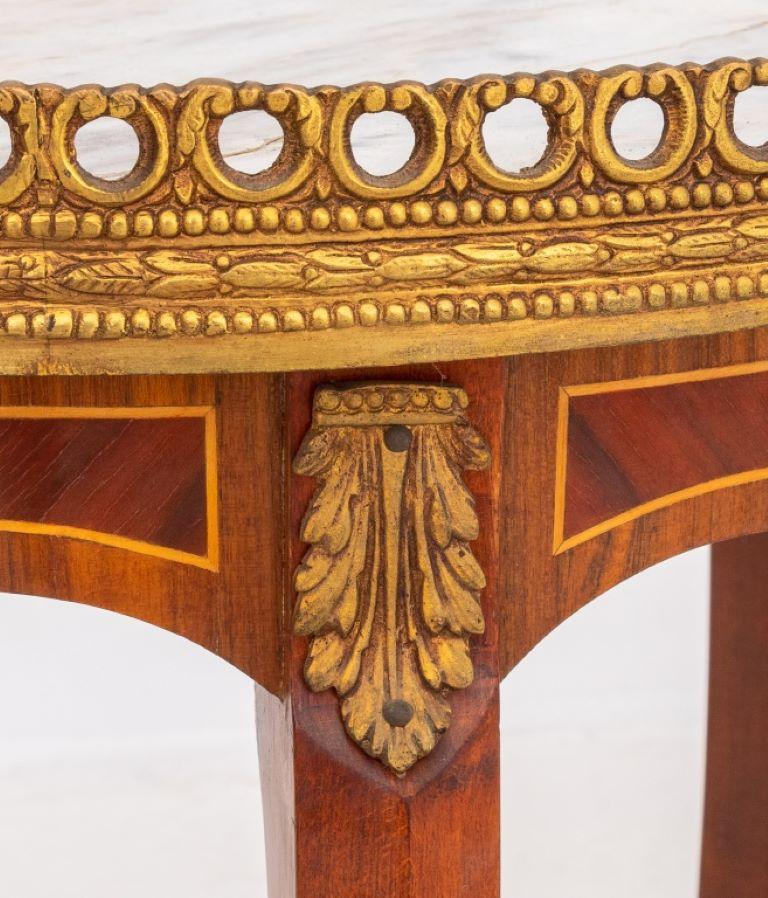 Louis XV / XVI Transitional Style Side Table For Sale 3