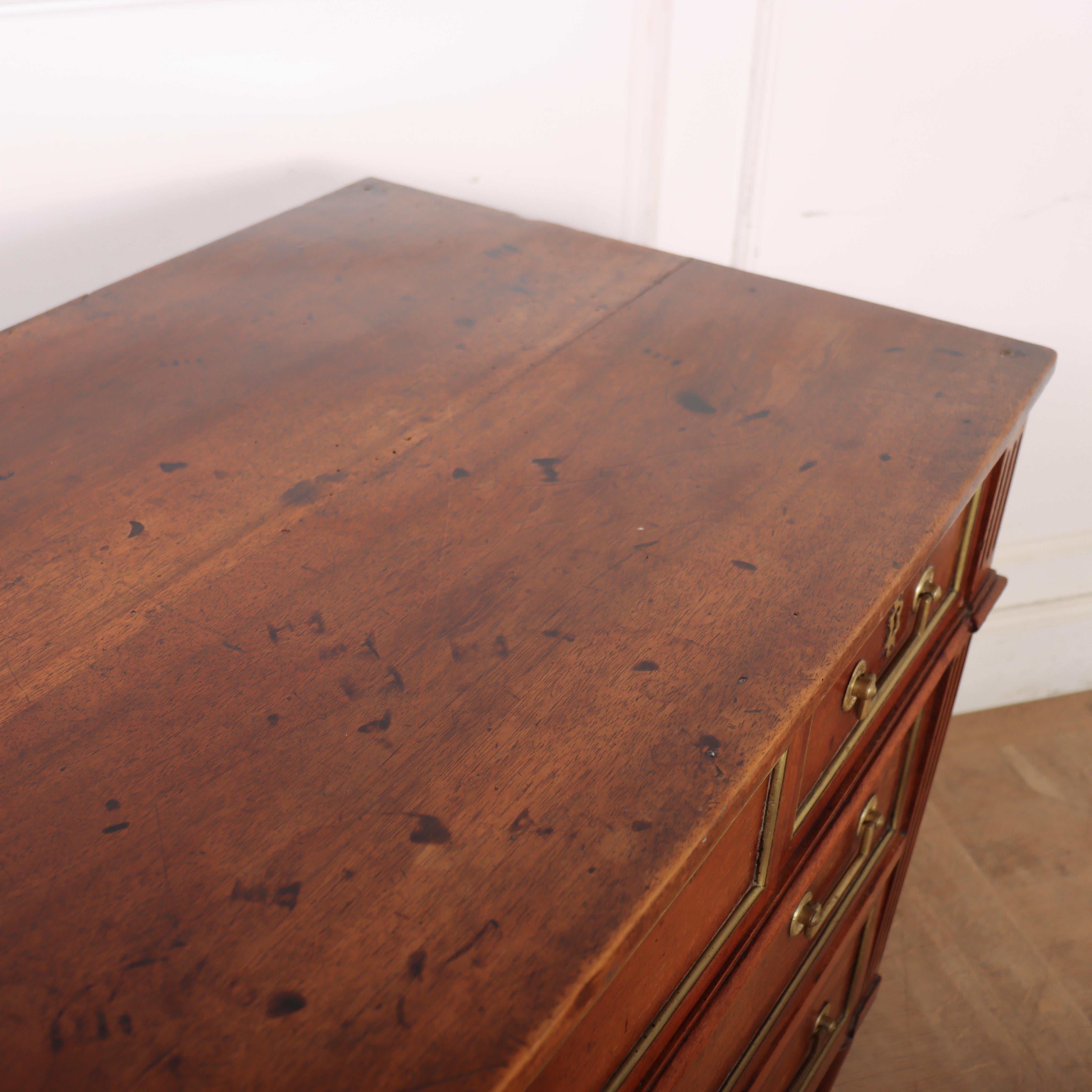 Louis XVI 18th Century French Fruitwood Commode For Sale 7