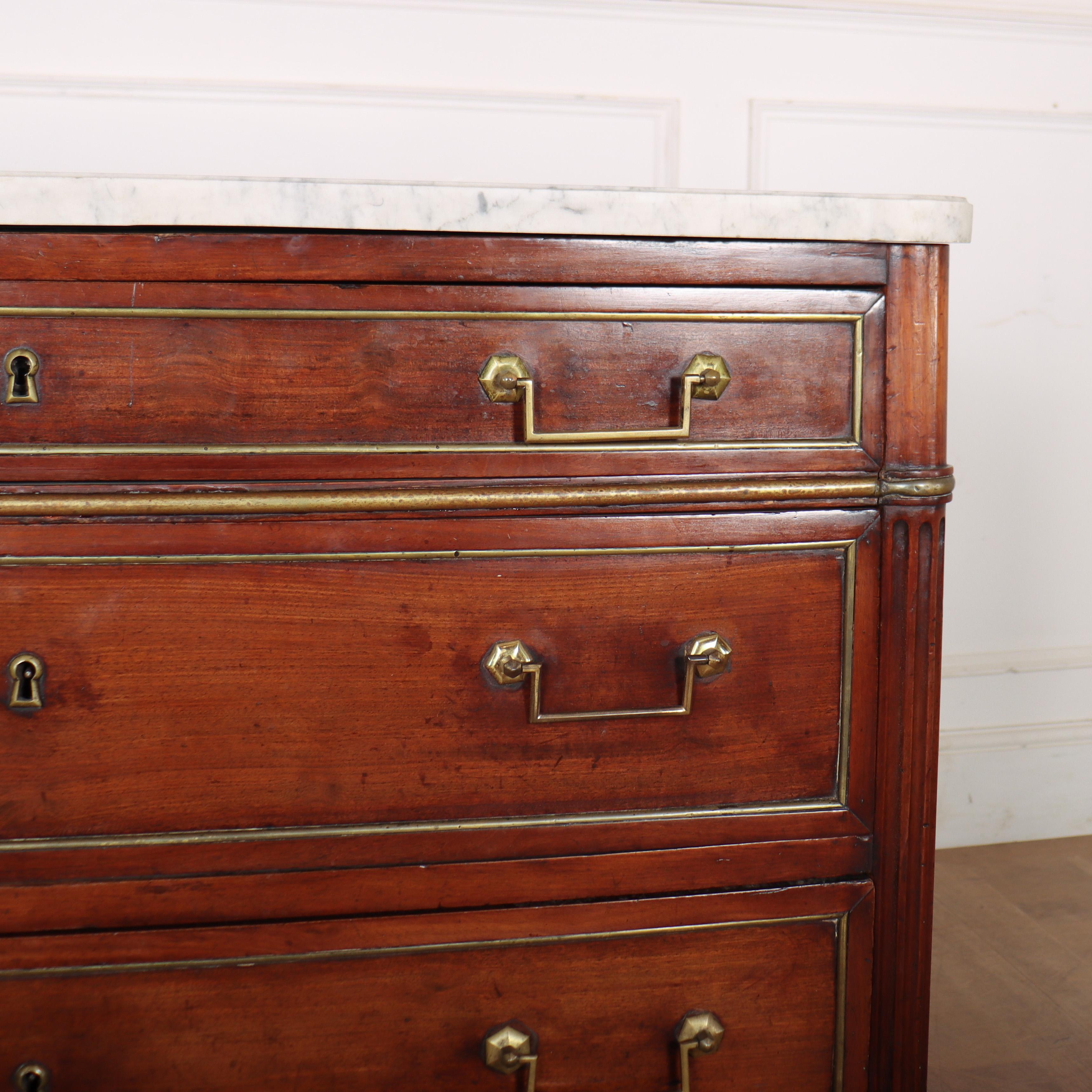 Louis XVI 18th Century French Fruitwood Commode In Good Condition For Sale In Leamington Spa, Warwickshire