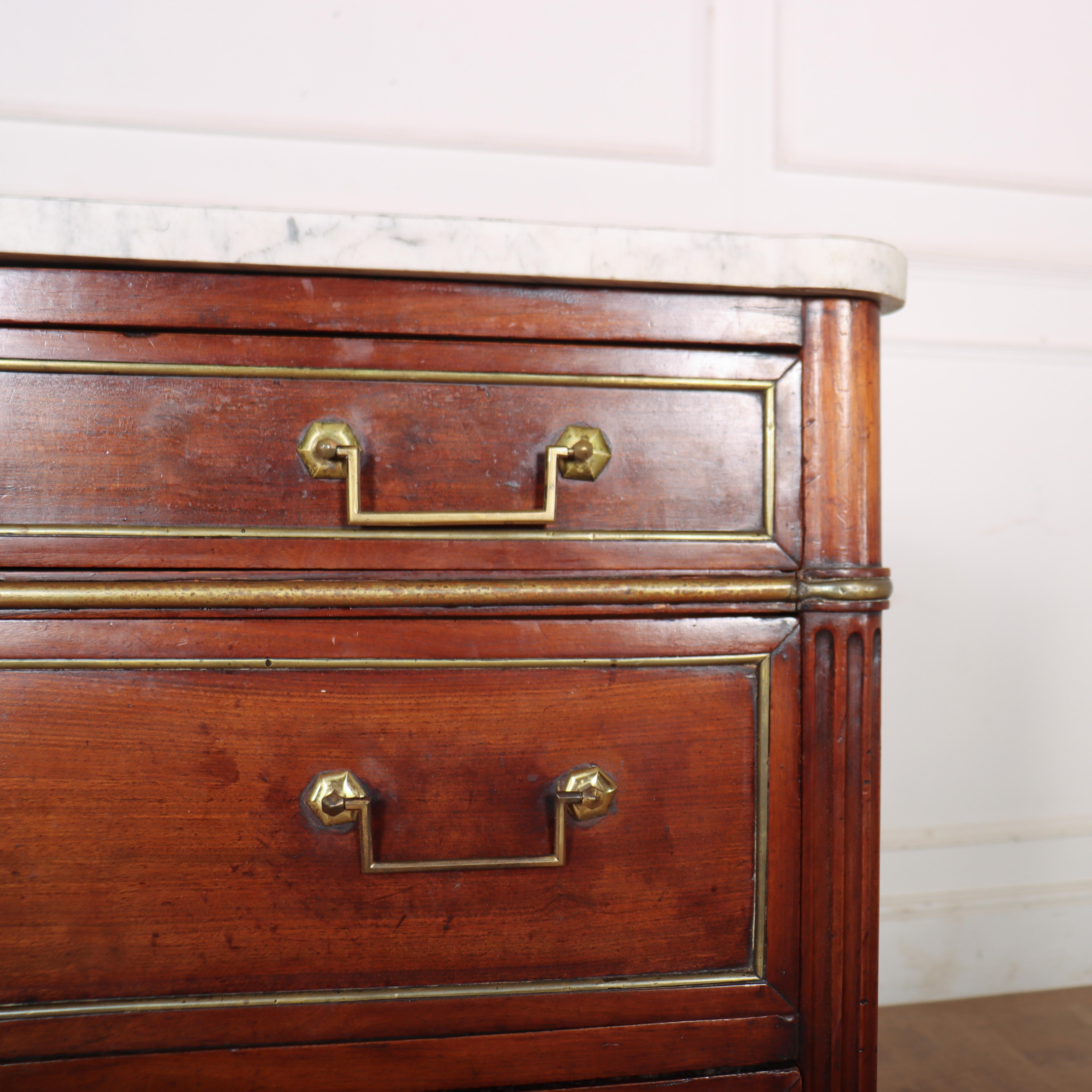 Louis XVI 18th Century French Fruitwood Commode For Sale 1