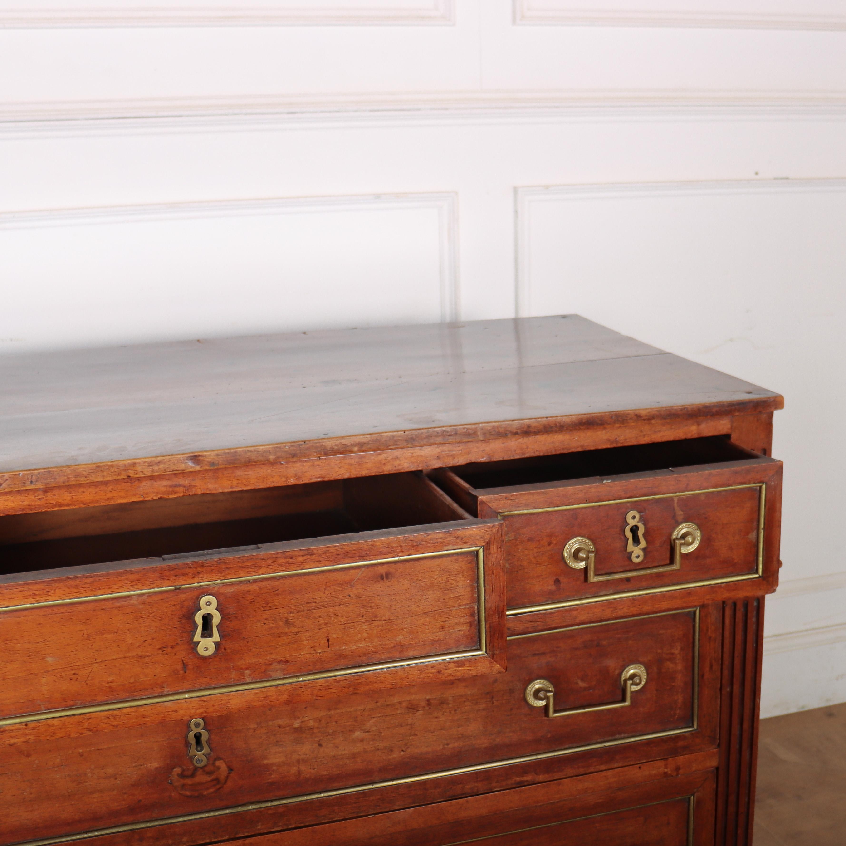 Louis XVI 18th Century French Fruitwood Commode For Sale 3