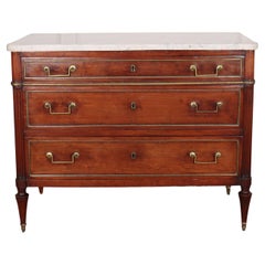Antique Louis XVI 18th Century French Fruitwood Commode