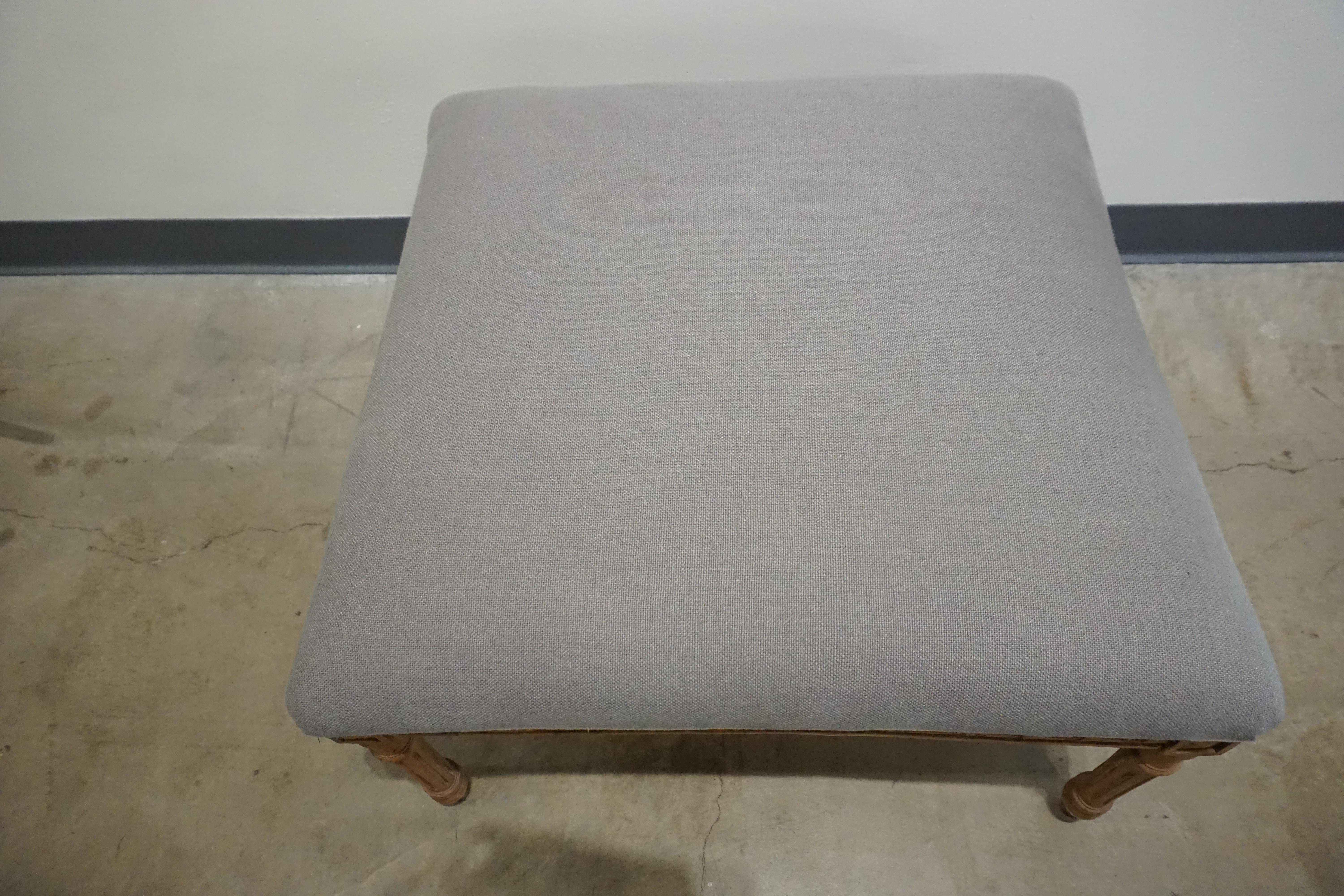 Louis XVI 19th Century Footstool In Good Condition In Dallas, TX