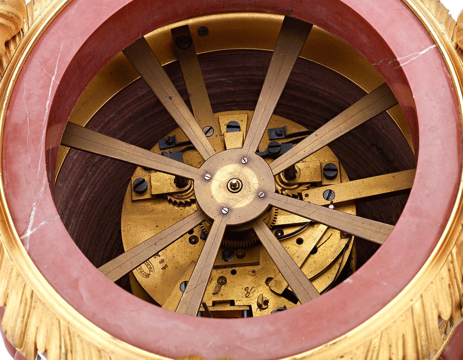 19th Century Louis XVI Annular Dial Clock