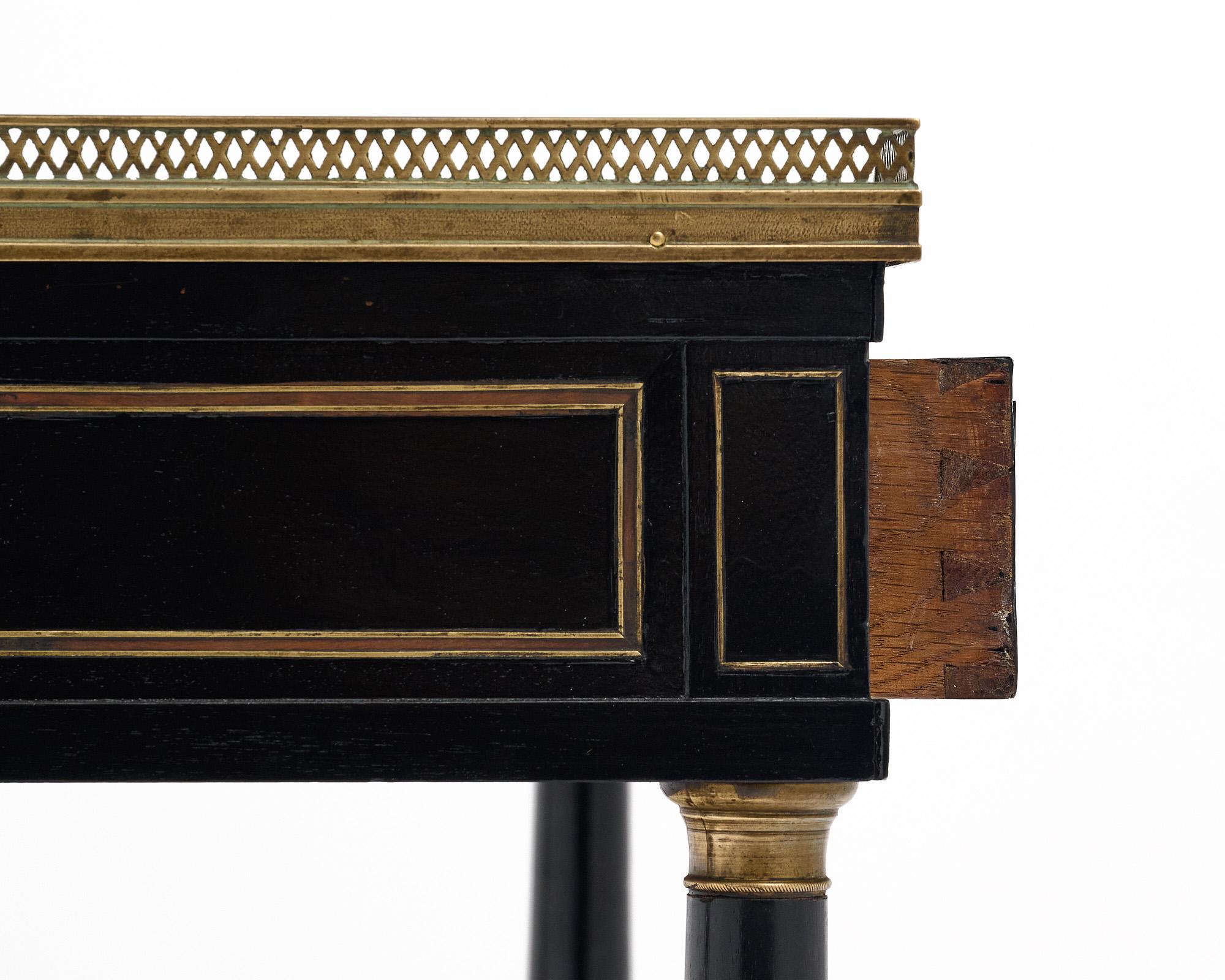 Louis XVI Antique Ebonized Console For Sale 3