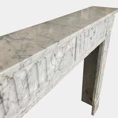Louis XVI Antique Marble Fireplace Mantel