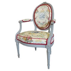 Fauteuil Louis XVI - cachet de Claude I Sené II - XVIIIe siècle