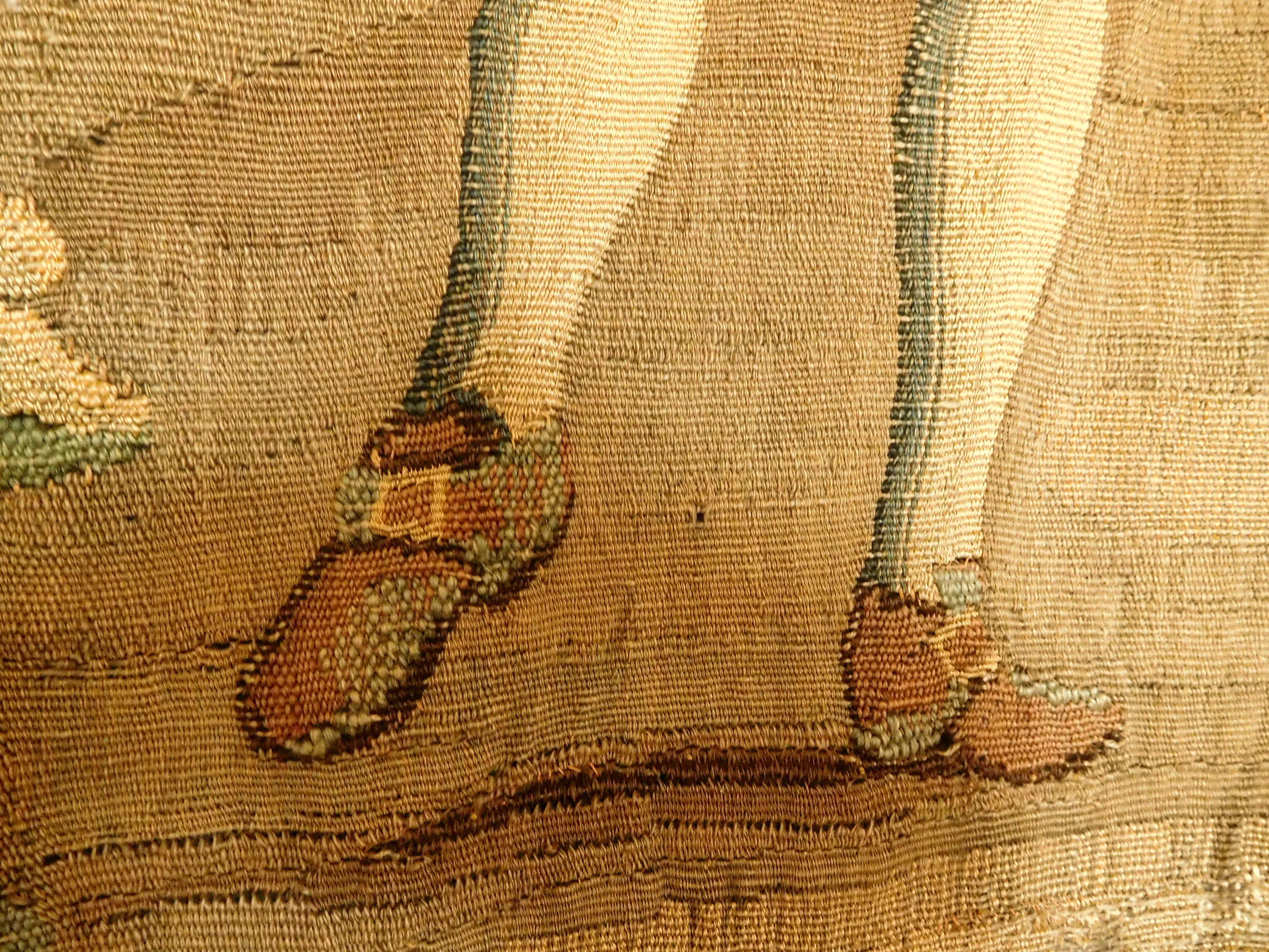 Aubusson-Wandteppich aus Wolle und Seide im Stil Louis XVI., 18. Jahrhundert: Spiel im Park im Angebot 13
