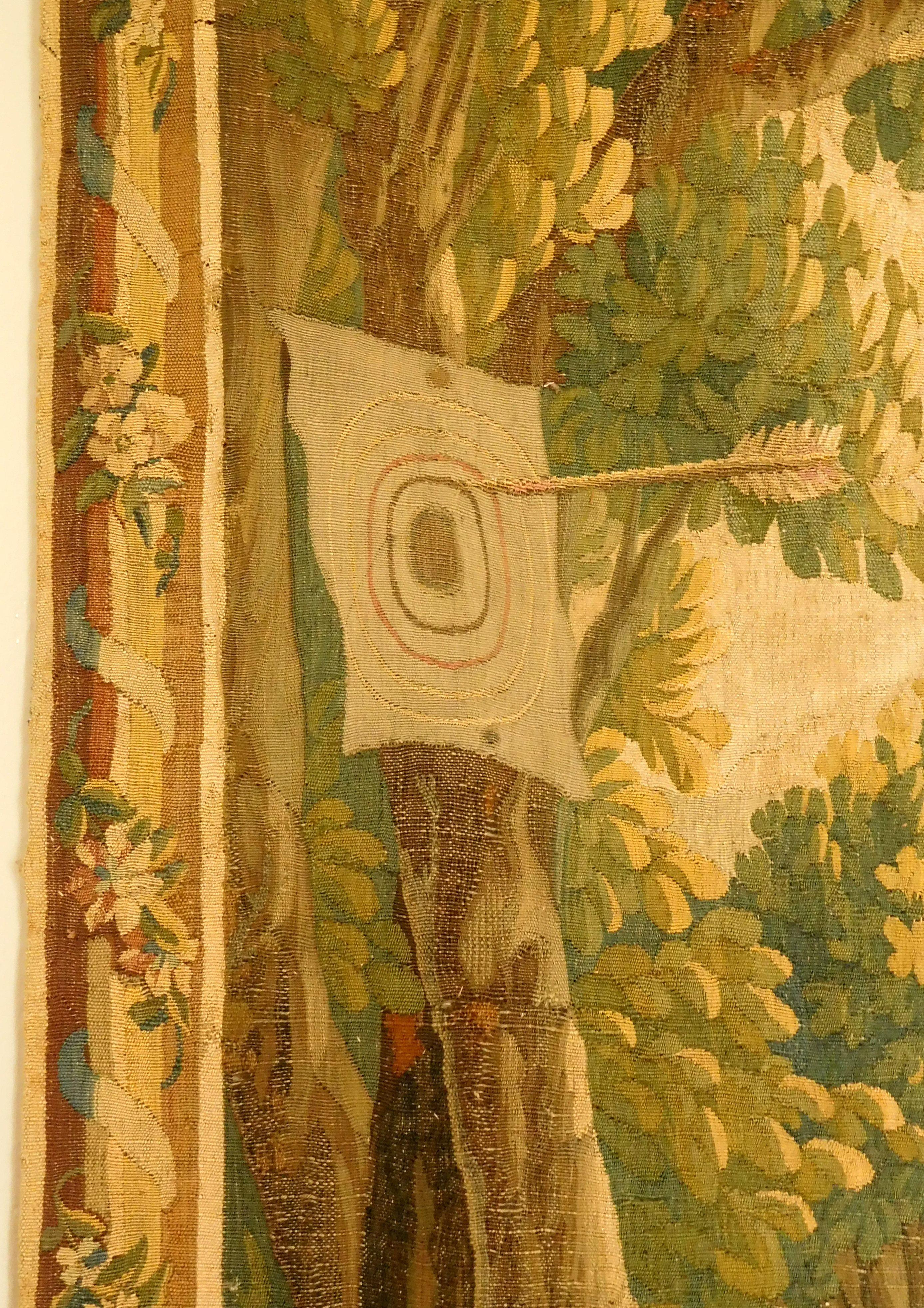Aubusson-Wandteppich aus Wolle und Seide im Stil Louis XVI., 18. Jahrhundert: Spiel im Park im Angebot 2